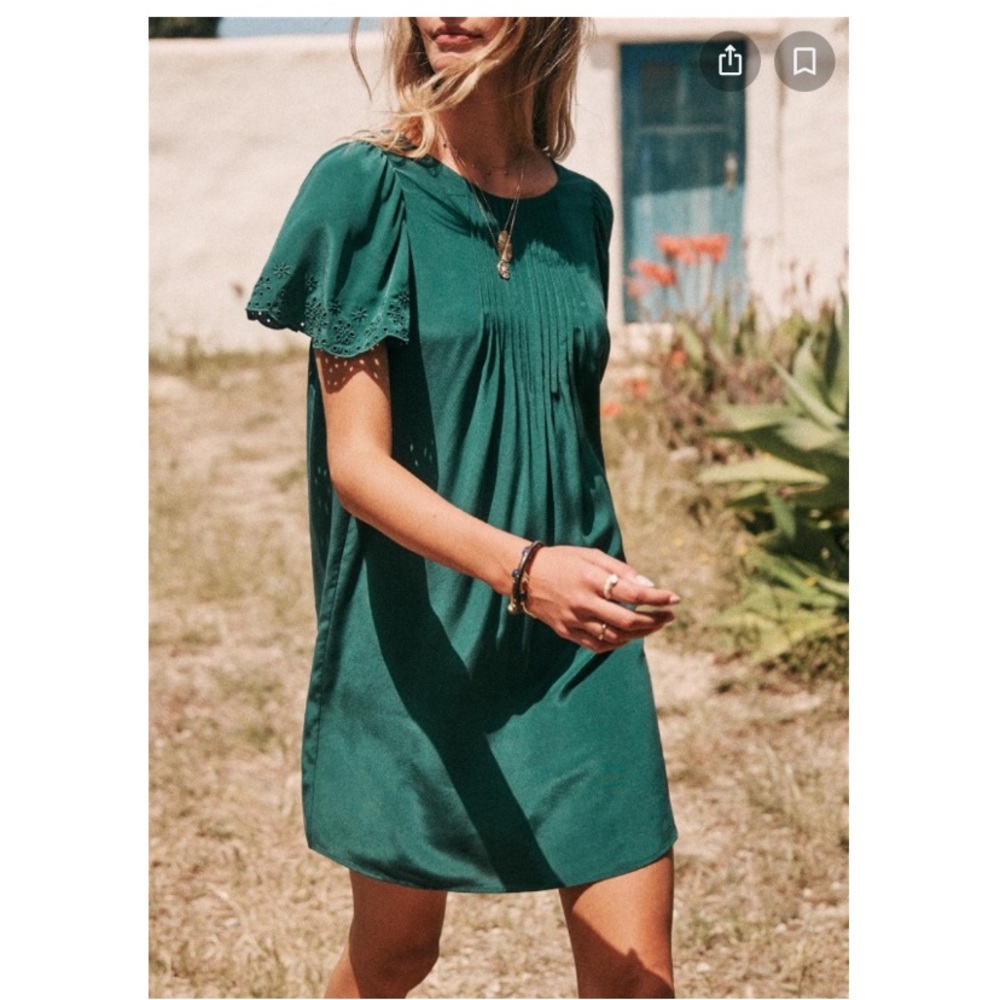 Sézane Maelys dress in green